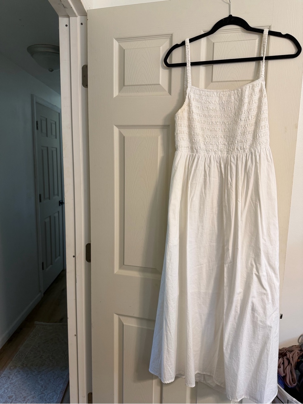 White Smocked Sundress